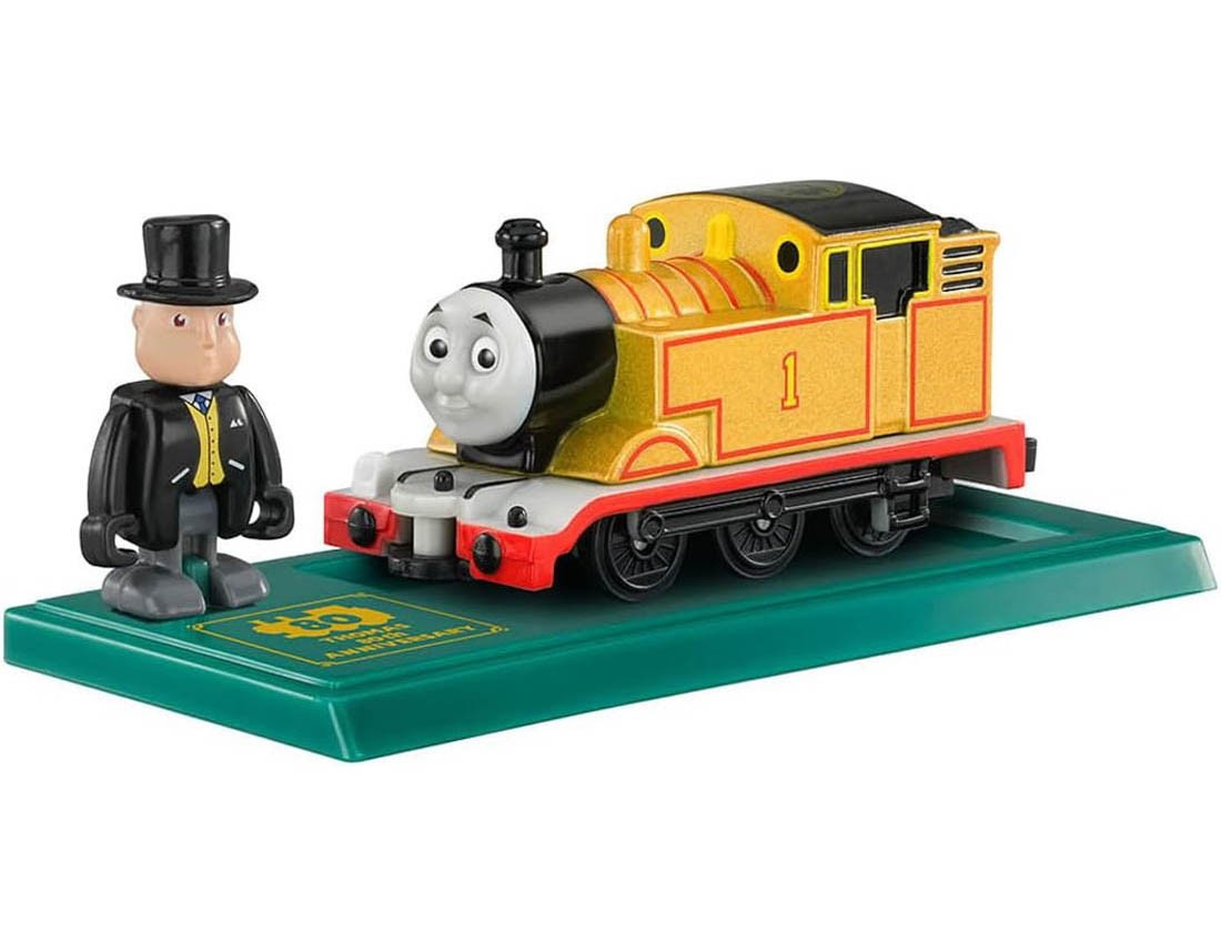[TAKARATOMY] Thomas Tomica Thomas & Friends 80th Anniversary Golden Thomas Set